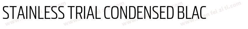 STAINLESS TRIAL CONDENSED BLAC字体转换